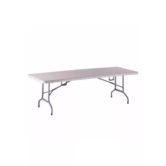 Téglalap alakú összecsukható kerti étkezőasztal 240×90 cm – fehér Téglalap alakú összecsukható kerti étkezőasztal 240×90 cm – fehér