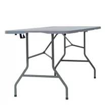   Téglalap alakú összecsukható kerti vendéglátóasztal, Eco 180×74 cm – szürke