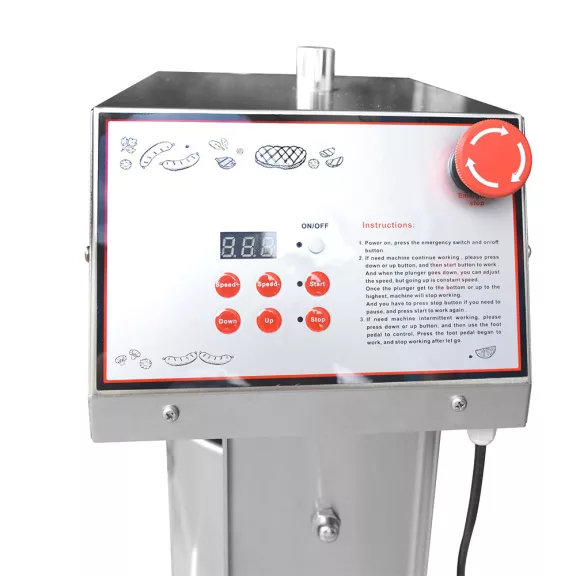 Hurka-kolbász töltő 15 Literes álló elektromos Hurka-kolbász töltő 15 Literes álló elektromos