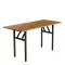 Bankett- és tárgyalóasztal, loft stílus 140×60 cm – Lancelot tölgy