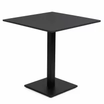 Patio kávézóasztal HPL asztallappal 68×68 cm – fekete