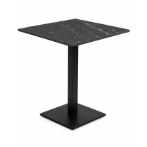   Patio kávézóasztal HPL asztallappal 68×68 cm – nero portoro