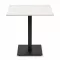 Patio kávézóasztal HPL asztallappal 68×68 cm – fehér