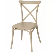 Boho rusztikus konyhaszék – bézs