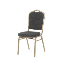   Rome bankettszék, profilozott vázzal 25×25×1,2 mm – fekete