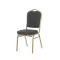 Rome bankettszék, profilozott vázzal 25×25×1,2 mm – fekete