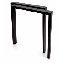   T alakú fém íróasztalláb, loft stílus – 70×73,5 cm, 2 db