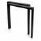 T alakú fém íróasztalláb, loft stílus – 70×73,5 cm, 2 db