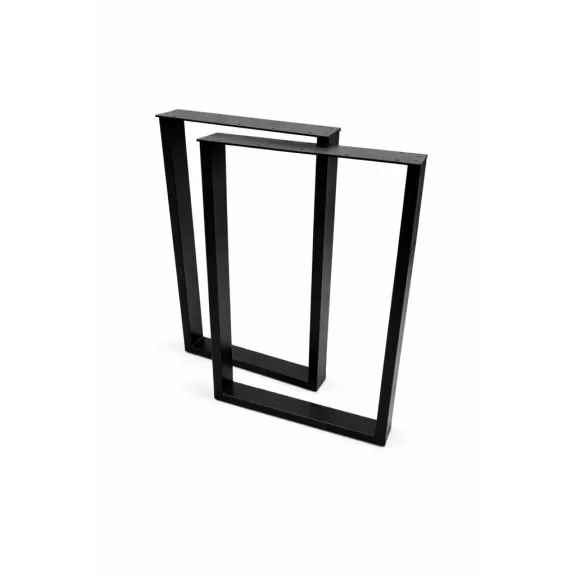 Négyzet alakú fém íróasztalláb, loft stílus – 50×72 cm, 2 db Négyzet alakú fém íróasztalláb, loft stílus – 50×72 cm, 2 db