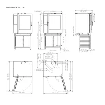   RETIGO Blue Vision 1011i kombisütő, 11 tálcás elektromos (GN1/1)