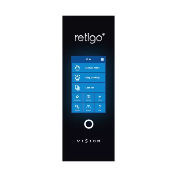 RETIGO Blue Vision 1011ig kombisütő, 11 tálcás gázüzemű (GN1/1) RETIGO Blue Vision 1011ig kombisütő, 11 tálcás gázüzemű (GN1/1)