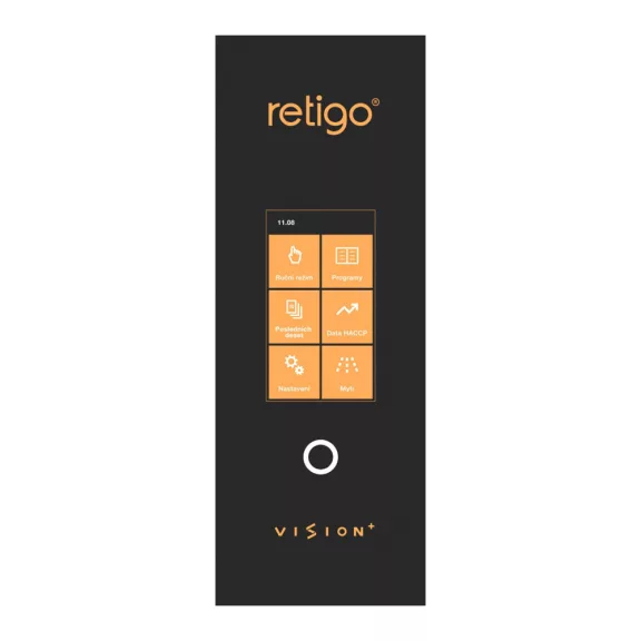 RETIGO Orange Vision Plus 2011ig kombisütő, 20 tálcás gázüzemű (GN1/1) RETIGO Orange Vision Plus 2011ig kombisütő, 20 tálcás gázüzemű (GN1/1)