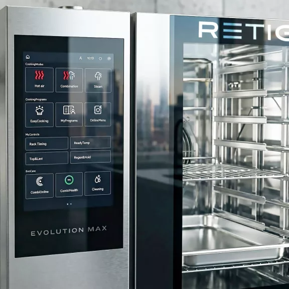 RETIGO Evolution MAX 2011i kombisütő, 20 tálcás elektromos (GN1/1) RETIGO Evolution MAX 2011i kombisütő, 20 tálcás elektromos (GN1/1)