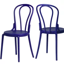 Vintage klasszikus PP konyhaszék – kék