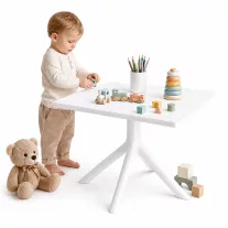 Solo Mini gyerekasztal 60×60 cm – fehér
