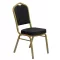 Rome bankettszék, egyenes vázzal 25×25×1,2 mm – fekete