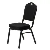 Luxus bankettszék, 25×25×1,2 mm – fekete
