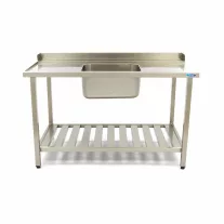 Maxima Mosogatógépasztal mosogatóval és hátsó felhajtás - 120 x 75cm - balra – 09201034