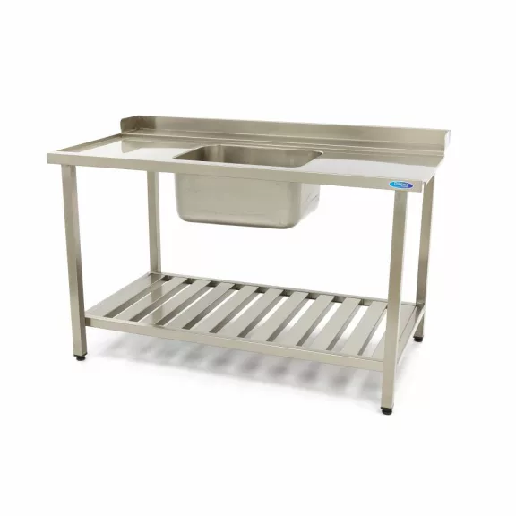 Maxima Mosogatógépasztal mosogatóval és hátsó felhajtás - 120 x 75cm - balra – 09201034 Maxima Mosogatógépasztal mosogatóval és hátsó felhajtás - 120 x 75cm - balra – 09201034