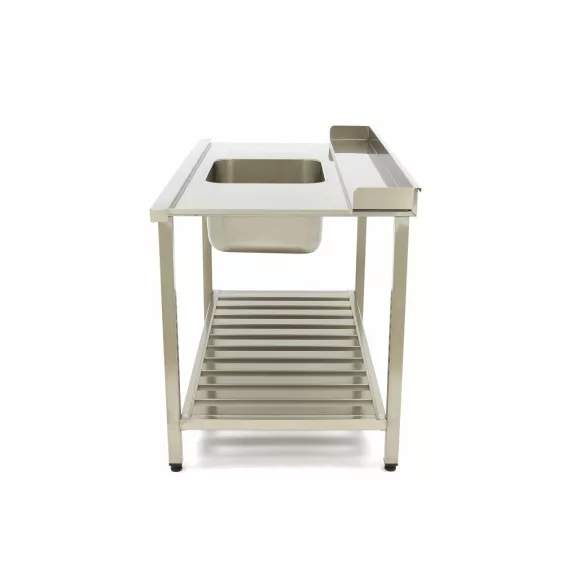 Maxima Mosogatógépasztal mosogatóval és hátsó felhajtás - 140 x 75cm - jobbra – 09201040