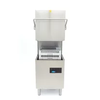 Maxima Kalapos mosogatógép - 50x50cm - mosogató - öblítőszer adagolóval és ürítőszivattyúval - 400V – 09240080
