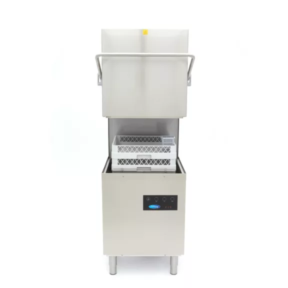 Maxima Kalapos mosogatógép - 50x50cm - mosogató - öblítőszer adagolóval és ürítőszivattyúval - 400V – 09240080 Maxima Kalapos mosogatógép - 50x50cm - mosogató - öblítőszer adagolóval és ürítőszivattyúval - 400V – 09240080