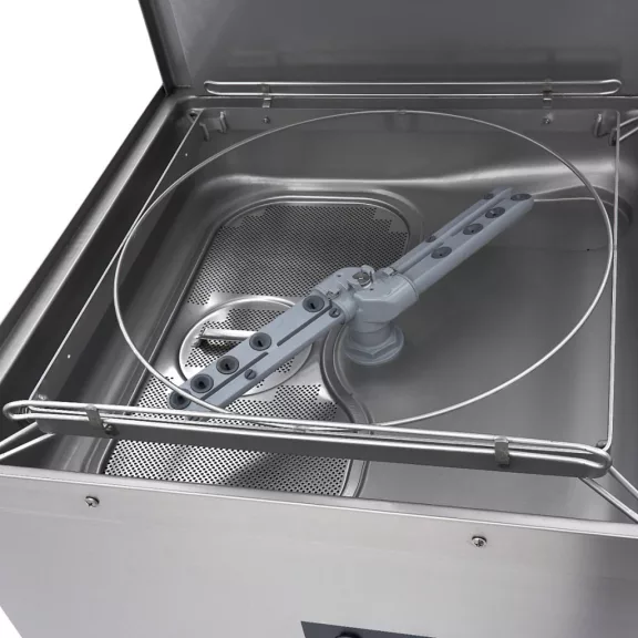 Maxima Kalapos mosogatógép - 50x50cm - mosogató - öblítőszer adagolóval és ürítőszivattyúval - 400V – 09240080 Maxima Kalapos mosogatógép - 50x50cm - mosogató - öblítőszer adagolóval és ürítőszivattyúval - 400V – 09240080