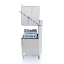 Maxima Kalapos mosogatógép - 50x60cm - öblítővel és mosogatószer adagolóval - 400V – 09240140