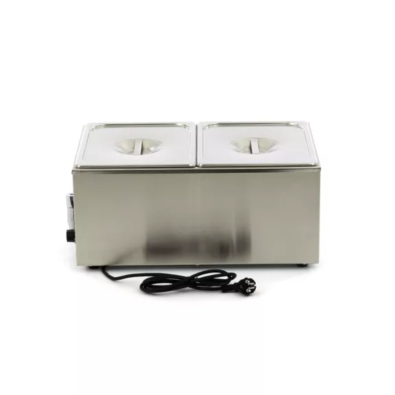 Maxima Bain Marie leeresztő csappal - 2 x 1/2 GN szettel együtt – 09300010 Maxima Bain Marie leeresztő csappal - 2 x 1/2 GN szettel együtt – 09300010