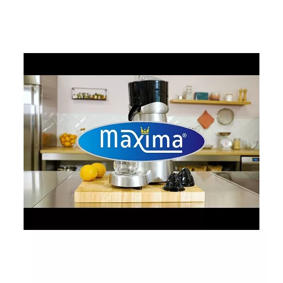 Maxima Narancs gyümölcscentrifuga elektromos - 32L/h - 19cm-es poharakhoz – 09300028 Maxima Narancs gyümölcscentrifuga elektromos - 32L/h - 19cm-es poharakhoz – 09300028