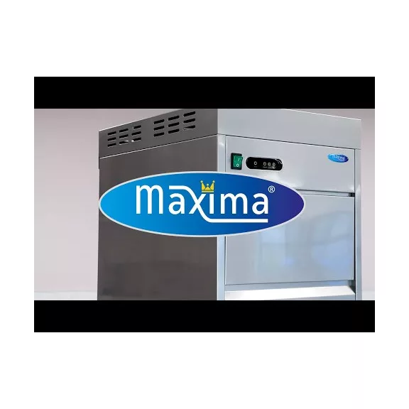 Maxima Jéggép 85kg/nap - zúzott/lapított - léghűtéses – 09300138 Maxima Jéggép 85kg/nap - zúzott/lapított - léghűtéses – 09300138