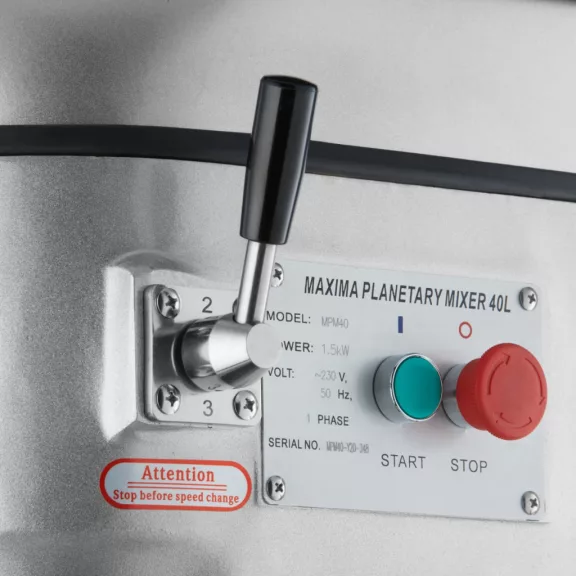 Maxima Planetáris mixer 40L - 3 sebességes - MPM40 – 09300175