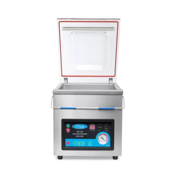Maxima Vákuumcsomagoló gép 30cm hegesztőél - W32 x D37cm x H18,5 kamra – 09300220 Maxima Vákuumcsomagoló gép 30cm hegesztőél - W32 x D37cm x H18,5 kamra – 09300220