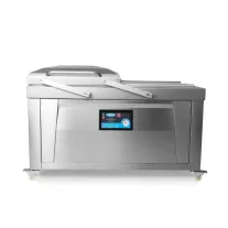 Maxima Vákuumcsomagoló gép 60cm hegesztőél - Sz76 x D60 x H16cm dupla kamra – 09300228