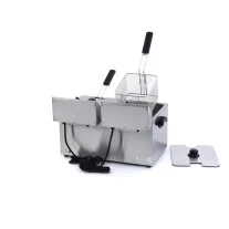 Maxima Fritőz 2 x 8L lefolyócsappal - Dupla kosárral – 09300416