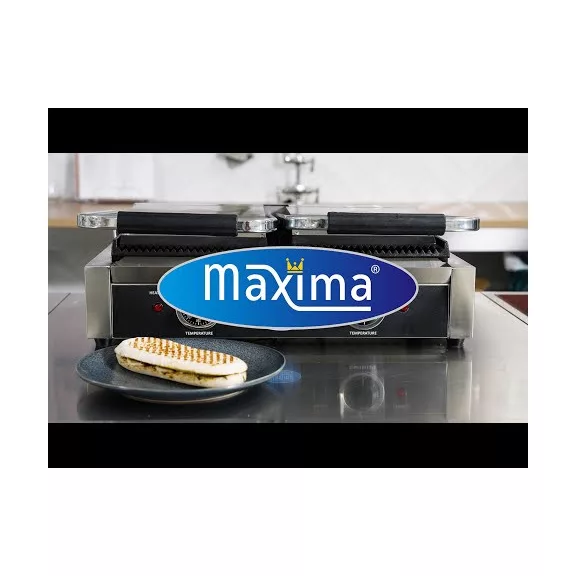Maxima Kontact Grill - Dupla grilllap - 2 x 22cm – 09300435 Maxima Kontact Grill - Dupla grilllap - 2 x 22cm – 09300435