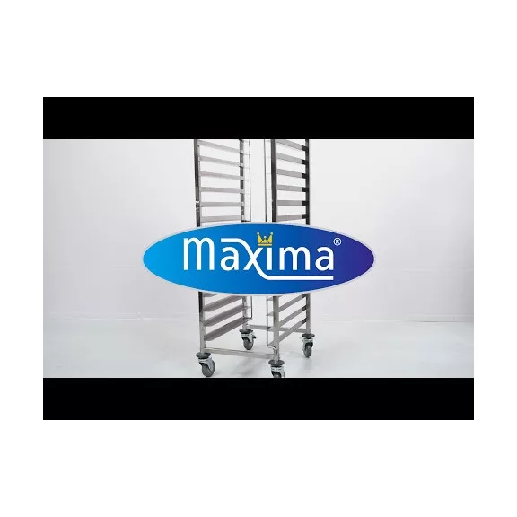Maxima Tálcatartó kocsi - 16 tálca számára - 60 x 40cm – 09300548 Maxima Tálcatartó kocsi - 16 tálca számára - 60 x 40cm – 09300548