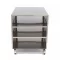 Maxima Rozsdamentes acél gépasztal - mobil - 60 x 80cm – 09300785