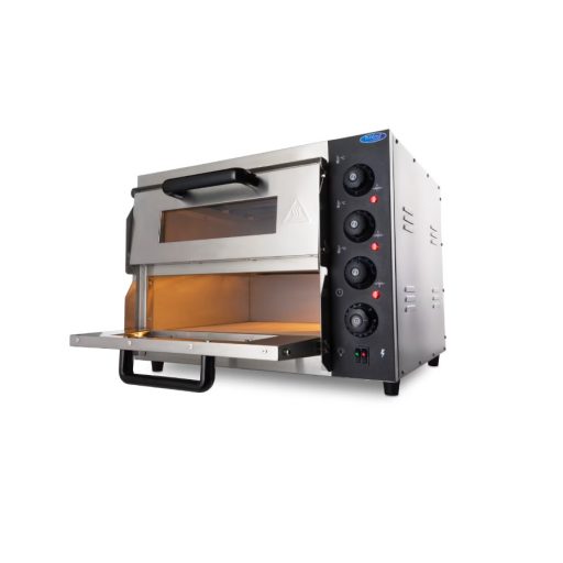 Pizzakemence kétaknás - 2x40 cm-es pizzasütő