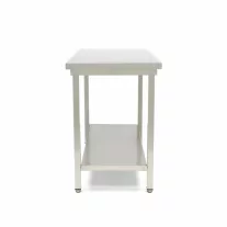 Maxima Rozsdamentes acél asztal 80 x 70cm - állítható magasságú – 09364003