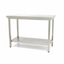 Maxima Rozsdamentes acél asztal 180 x 70cm - állítható magasságú – 09364018