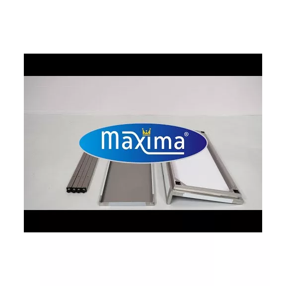 Maxima Rozsdamentes acél asztal hátsó résszel - 80 x 70cm - állítható magasságú – 09364027 Maxima Rozsdamentes acél asztal hátsó résszel - 80 x 70cm - állítható magasságú – 09364027