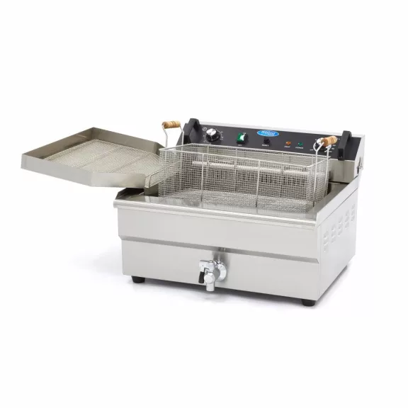 Maxima Fritőz 30L lefolyócsappal – 09365021