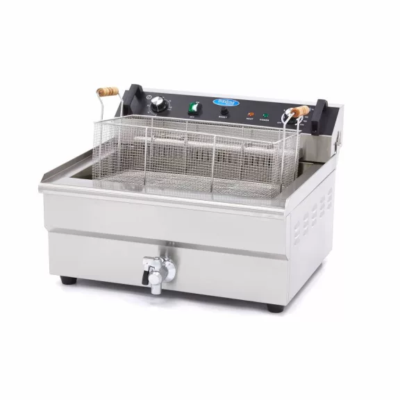 Maxima Fritőz 30L lefolyócsappal – 09365021