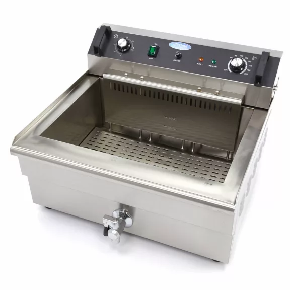 Maxima Fritőz 30L lefolyócsappal – 09365021