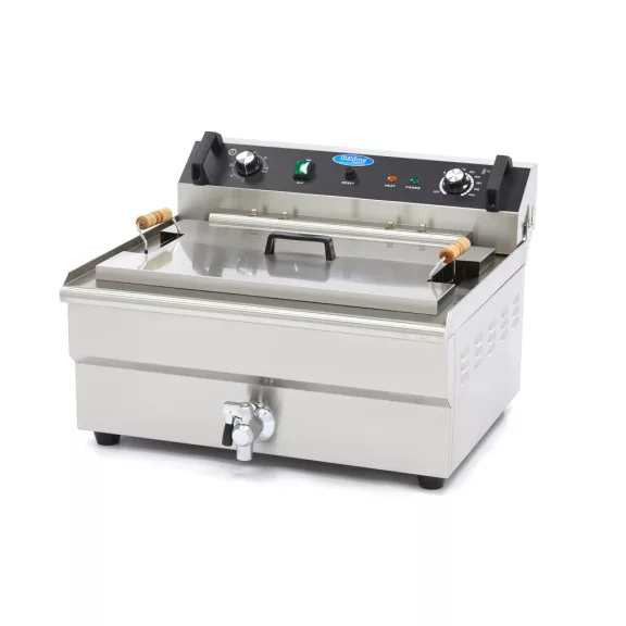 Maxima Fritőz 30L lefolyócsappal – 09365021
