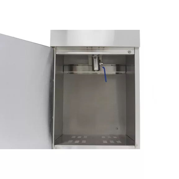 Maxima Fritőz - 16L - 1 kosár - lefolyócsappal és állvánnyal - 400V – 09365155