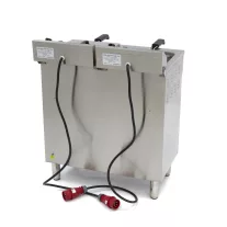 Maxima Fritőz - 2 x 16L - 2 kosár - lefolyócsappal és állvánnyal - 400V – 09365156