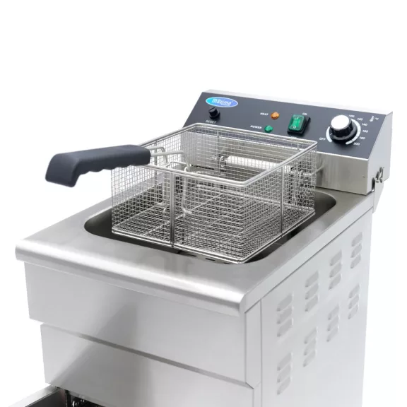 Maxima Fritőz - 16L - 1 kosár - lefolyócsappal és állvánnyal - 230V – 09365157