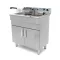 Maxima Fritőz - 2 x 16L - 2 kosár - lefolyócsappal és állvánnyal - 230V – 09365158